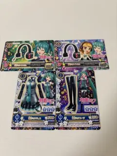 アイカツ 初音ミクドレス ブーツ インカム カード