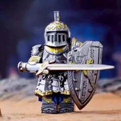 レゴ互換 ナイト 騎士 ミニフィグ 鎧 武器 盾付き