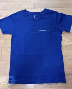 mont-bell ネイビー Tシャツ XSキッズレディース
