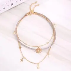 【太陽と星】チョーカーネックレス