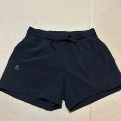 Salomon 黒 ランニングパンツ