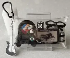 ガチャ詰めポーチ PEANUTS スヌーピー ツーリング⑪推し活 ブラック系1個