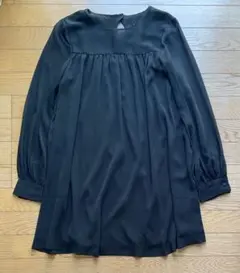 H&M ブラック シフォンワンピース¥1,300