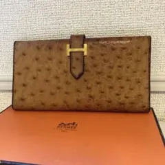 【HERMES】ベアン フルオーストリッチ （希少）のサムネイル
