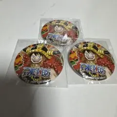 ジャンプビクトリーカーニバル 会場限定　ワンピース　ルフィ　缶バッジ　3点