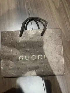 GUCCI ブラウン　ショッパー