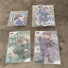 忍たま乱太郎　クリアカード　ステッカー　尾浜勘右衛門　善法寺伊作　不破雷蔵　5年