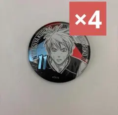 4点　黒子テツヤ 黒子のバスケ デコレクション缶バッジ 缶バッジ