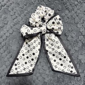 ノベルティ CHANEL リボンシュシュ ヘアアクセサリー ヘアゴム