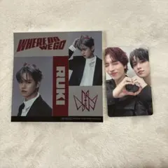 JO1 白岩瑠姫 WDWG B盤ステッカー 通常版ユニットトレカ