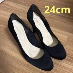 ESPERANZA ブラック ハイヒール パンプス