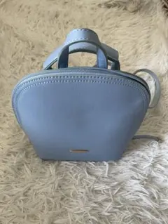 新品タグ付き]LENK 薄いブルーグレー ショルダーバッグ アクセサリー 