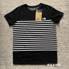 ノースフェイス　レディースボーダーTシャツ　Mサイズ　ブラック新品未使用