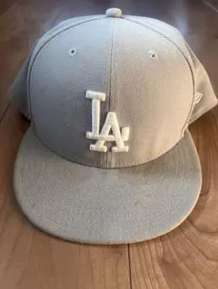 New Era 59FIFTY LA グレー キャップ サイズ8