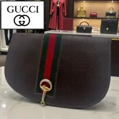 《希少品》GUCCI オールドグッチ 二つ折り財布 シェリーライン ヴィンテージのサムネイル