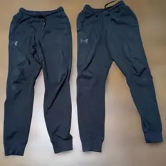 Under Armour ブラックジジョガーパンツ2本セット