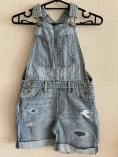 GAP デニムオーバーオール ライトブルー 130CM