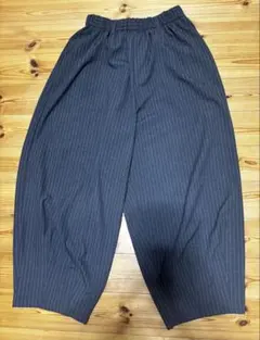 スタディオクリップ パンツ タックギャザーワイドパンツ