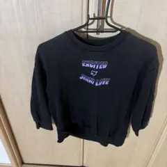 JENNI LOVE EXCITED トレーナー 黒