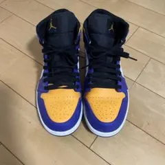 NIKE AIR JORDAN 1 MID LAKERS ナイキエア ジョーダン
