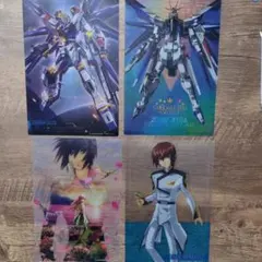 機動戦士ガンダムSEED クリアビジュアルポスター 4枚セット