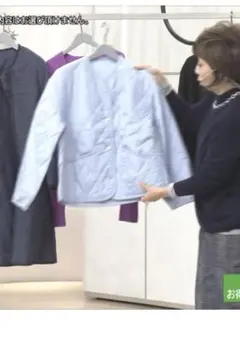 ダウンジャケット　サックス　L