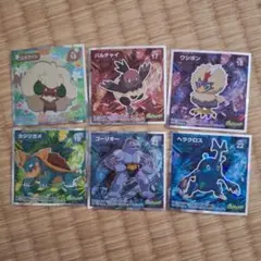 ポケモンウエハースシール 6枚セット　劇場版　コココ　ポケットモンスター　ぬのサムネイル