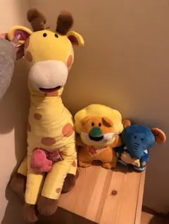 匿名配送】 たべっ子どうぶつ きりんさん ぬいぐるみ 特大サイズ