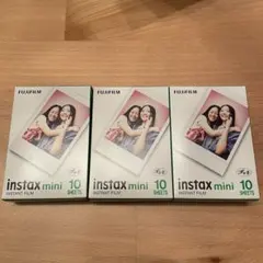 FUJIFILM instax mini インスタントフィルム 10枚 3箱