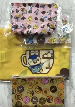 ミスド福袋　エコバッグ・ポーチ2点・ジッパーバッグ　4点セット