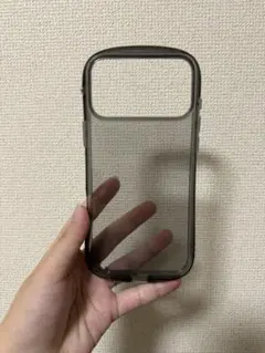 iPhone用 クリアケース クリアブラックのサムネイル