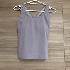 【SUKALA】薄紫 クロスバック ヨガウェア サイズM