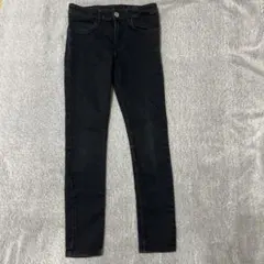 H&M スキニーフィット デニムパンツ ブラック 146cmのサムネイル