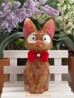 オルゴナイト☆オレンジアベンチュリン猫ちゃん