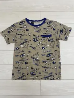 Nハリウッド　サマービーチ柄 ポケット付きTシャツのサムネイル