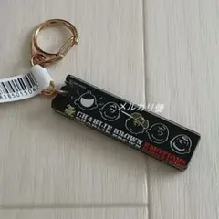 スヌーピー キーホルダー チャーリーブラウン モノトーン ブラック ⑤