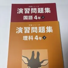 四谷大塚　演習問題集　国語&理科　4年下