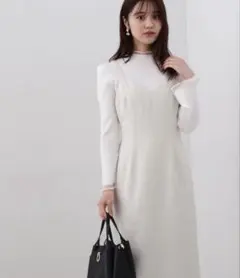 PROPORTION BODY DRESSING ツイードキャミワンピース
