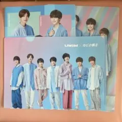 なにわ男子　クリアファイル　LAWSON　ローソン　3枚セット