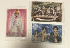 ! 進撃の巨人 クリアカード 描き下ろし セット