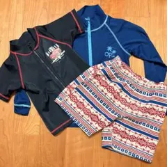 子ども 水着セット ラッシュガード まとめ売り 男の子 100 110 130