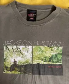 JACKSON BROWNE プリントTシャツ Mサイズ ジャクソンブラウンTシャツ | 東京 アメ横ウェルカムモールグリーン