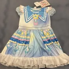 新品　おねがいアイプリ なりきり ワンピース ぷっくりシール 120cmタグ付き