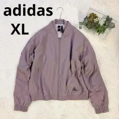 【美品】アディダス adidas レディース ウーブン ボンバージャケット XL
