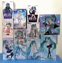 初音ミク プライズフィギュアまとめ売り 12点セット - メルカリ