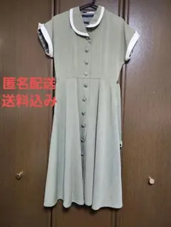 an another angelus F.i.n.t 半袖ワンピース オリーブ