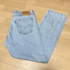 メキシコ製リーバイス505 W34 L30 ライトブルー ストレートデニム 古着