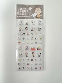 スヌーピー　タイルシール　ドロップブロックシール