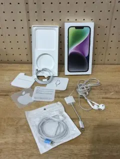 iPhone 14 空箱 純正付属品 & イヤホン 分配アダプタ まとめ
