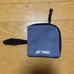 YONEX ジッパー付きポーチ グレー